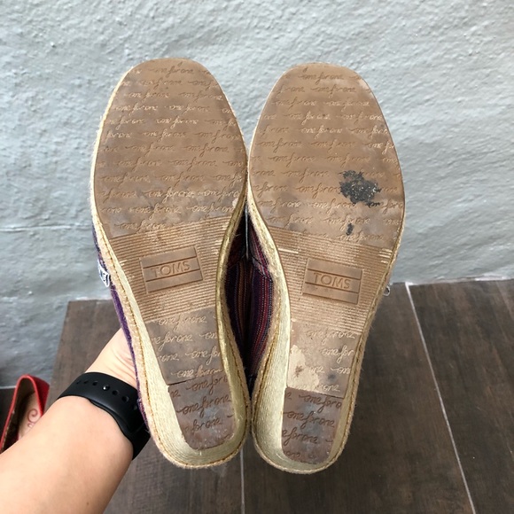 Toms peep toe espadrilles wedges - Picture 5 of 5